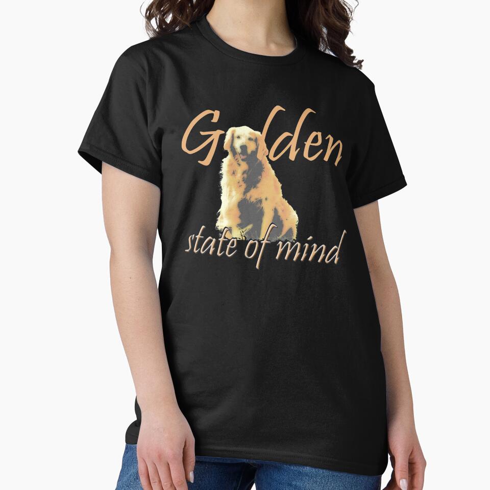 Golden Retriever State of Mind by RiffXS T-Shirts, Hoodie, Sweatshirt | BlankRebels.com (Image 2)