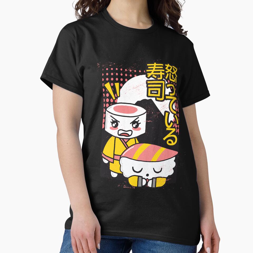 sushi arguing by Naji Amer T-Shirts, Hoodie, Sweatshirt | BlankRebels.com (Image 2)