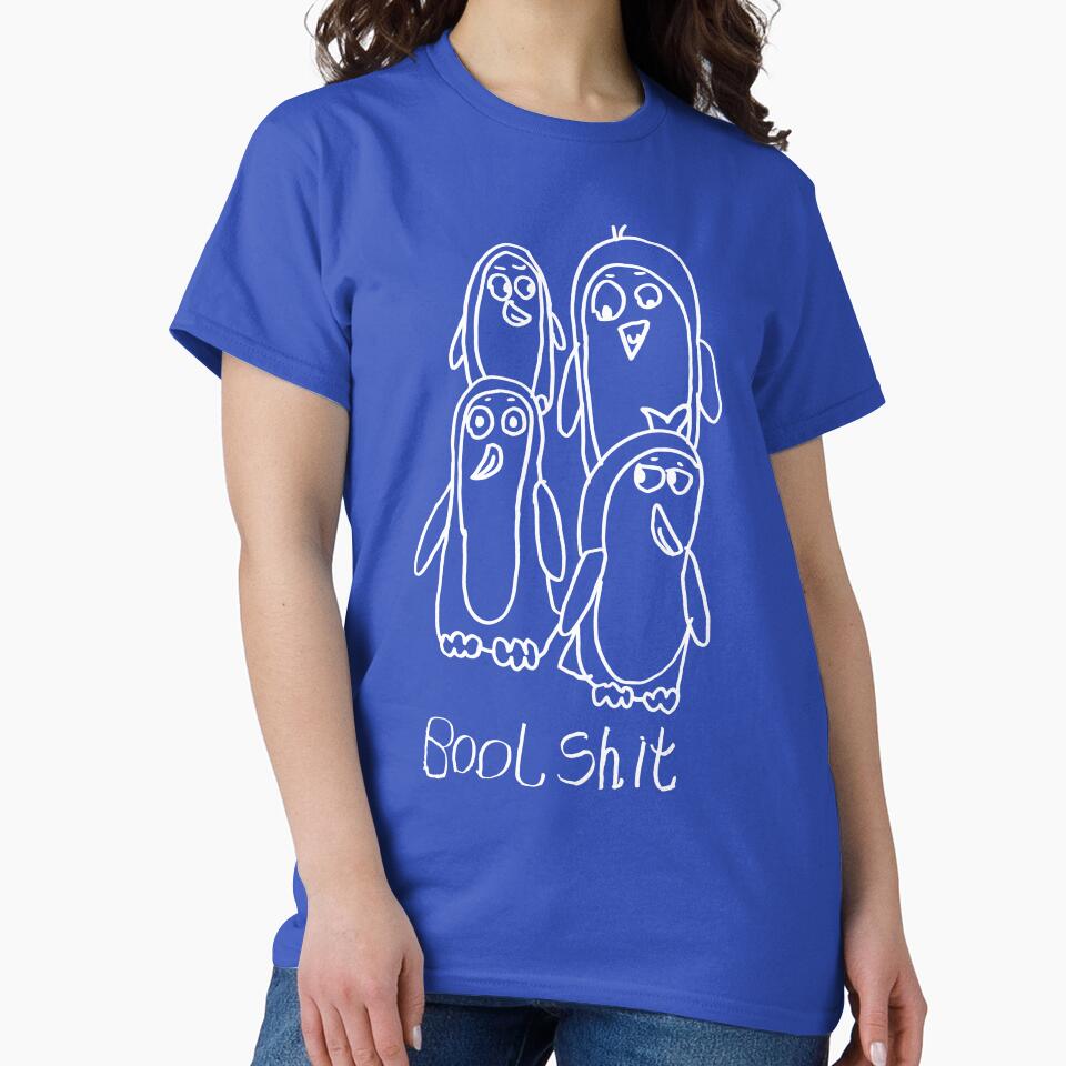 Flight of the Penguins - white by Bool-Shit-Ts T-Shirts, Hoodie, Sweatshirt | BlankRebels.com (Image 2)