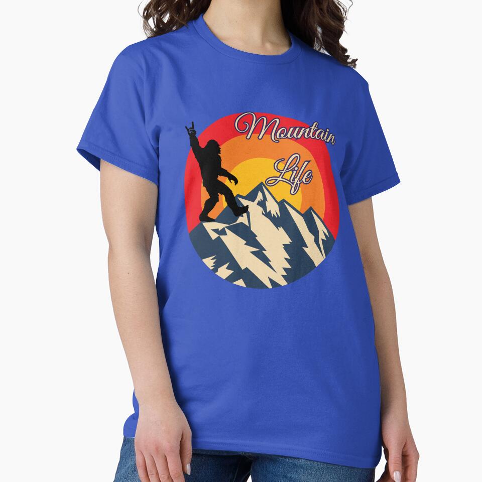 Mountain Life Sasquatch Bigfoot by SmartDonkeyShop T-Shirts, Hoodie, Sweatshirt | BlankRebels.com (Image 2)