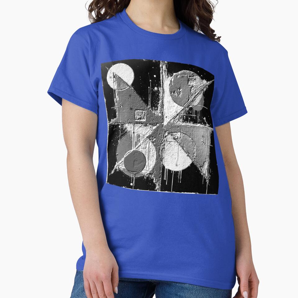 orbital tension black and white space age geometric abstract by SmashingDeals T-Shirts, Hoodie, Sweatshirt (Image 2)