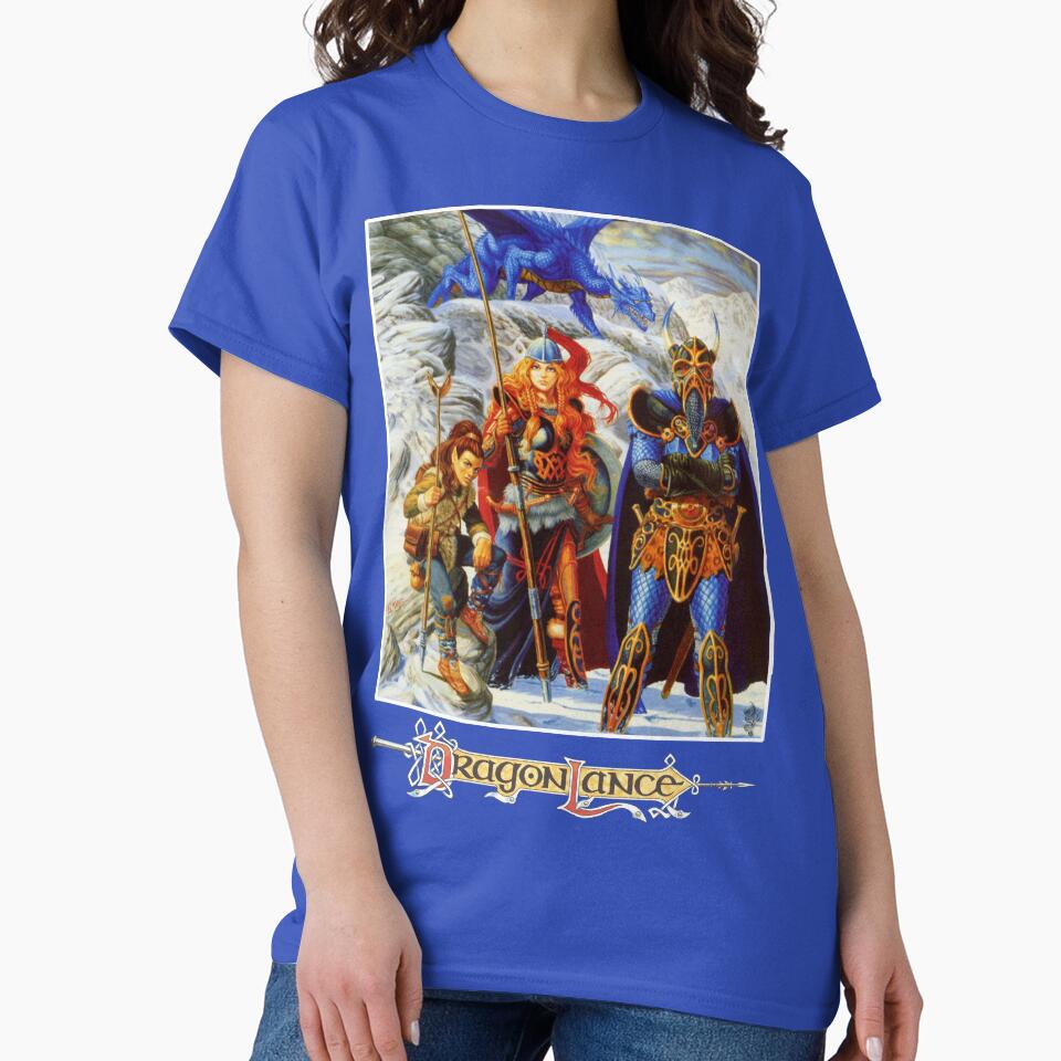 Advanced Dungeons and Dragons, Dragons of WInter Night DragonLance by DorksnDinguses T-Shirts, Hoodie, Sweatshirt (Image 2)