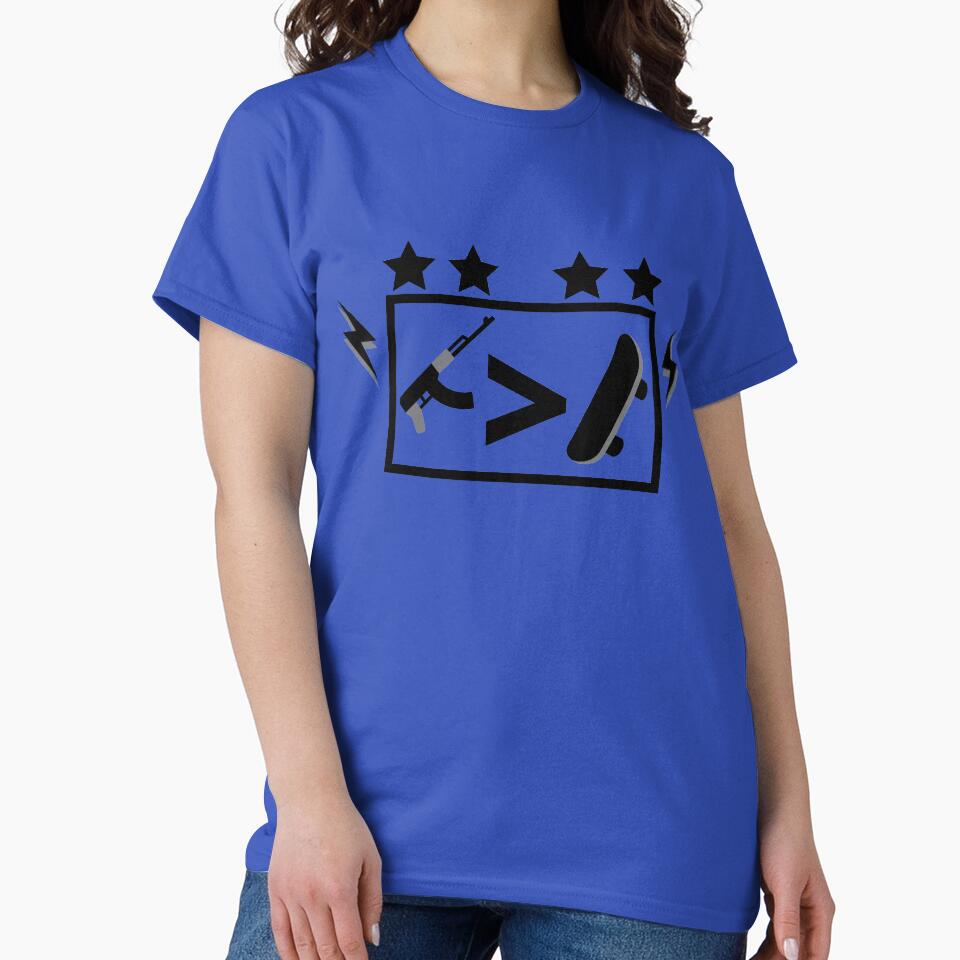 Ar Skateboard t-shirt by Pop-clothes Hoodie, Sweatshirt | BlankRebels.com (Image 2)