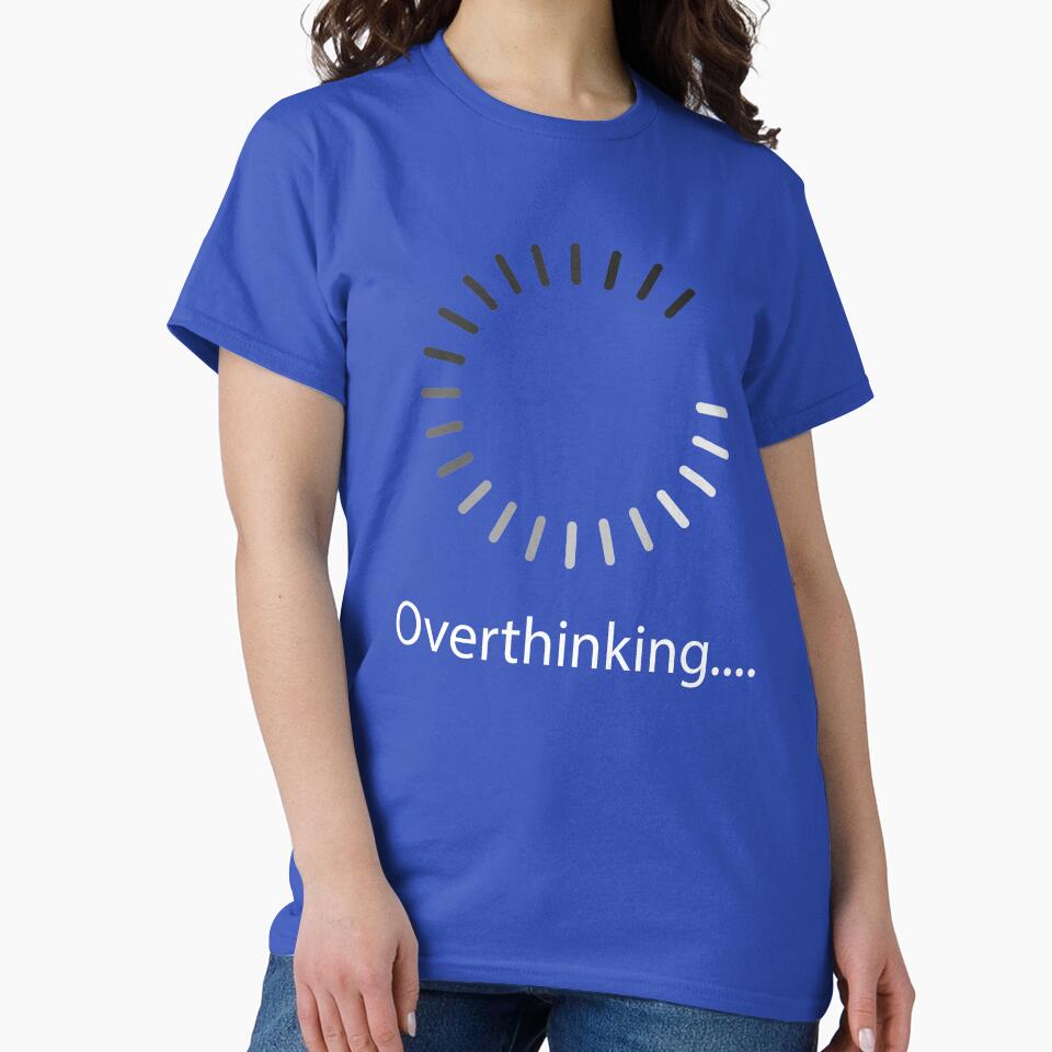 Overthinking Buffering Logo by Sabbaht T-Shirts, Hoodie, Sweatshirt | BlankRebels.com (Image 2)