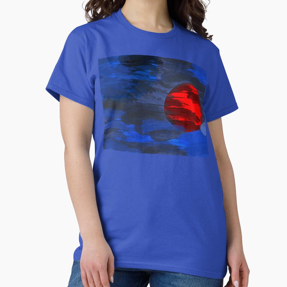 Red and Blue Planet by headtrackerart T-Shirts, Hoodie, Sweatshirt | BlankRebels.com (Image 2)