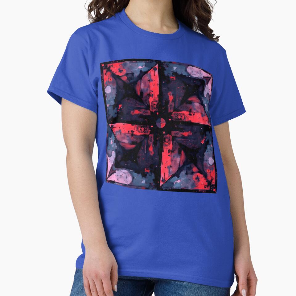 astral rift colorful dark geometric abstract design by SmashingDeals T-Shirts, Hoodie, Sweatshirt | BlankRebels.com (Image 2)