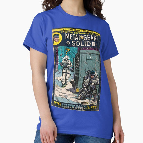 "Enter Shadow Moses" Comic Book Fan Art by MarkScicluna T-Shirts, Hoodie, Sweatshirt | BlankRebels.com (Image 2)
