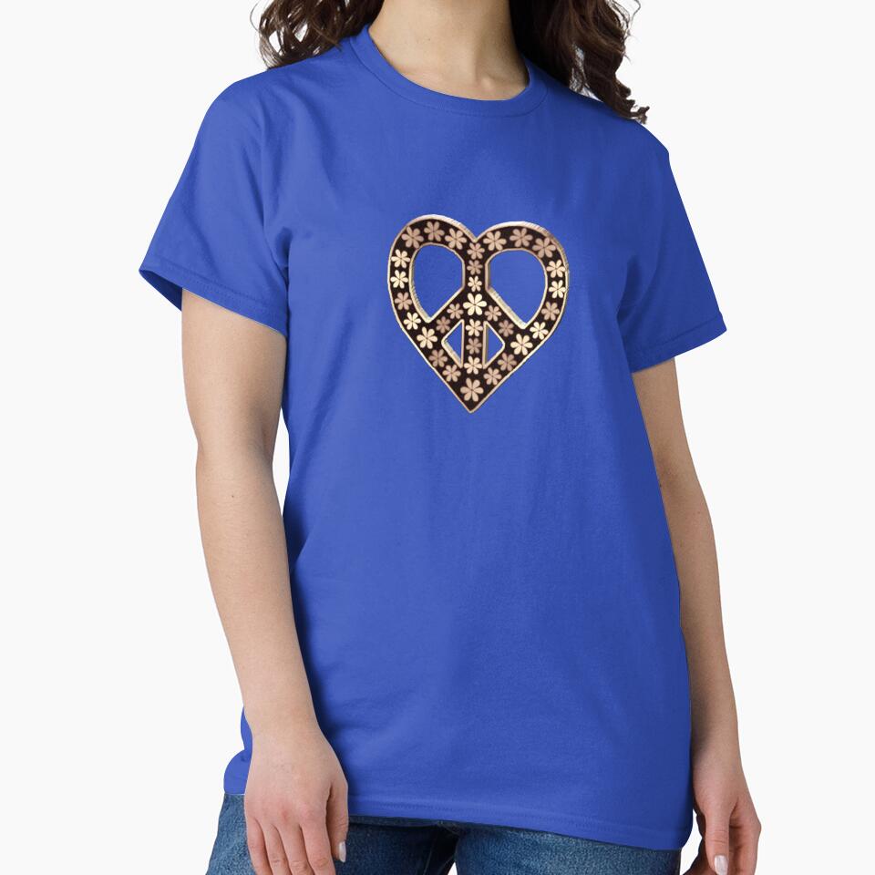Hippie Heart Design by Zareen Sayyed T-Shirts, Hoodie, Sweatshirt | BlankRebels.com (Image 2)