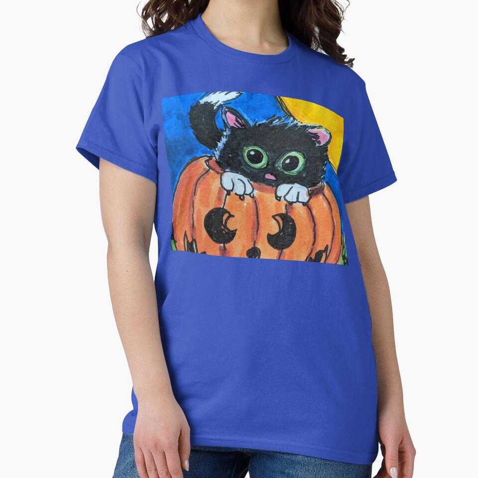 Pumpkin Peek by GlennArt T-Shirts, Hoodie, Sweatshirt | BlankRebels.com (Image 2)
