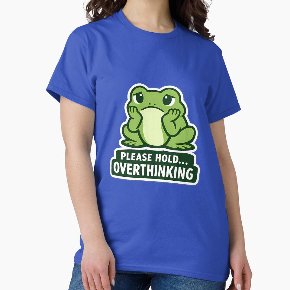 Overthinking Frog by Orca Chuckle Studios T-Shirts, Hoodie, Sweatshirt | BlankRebels.com (Image 2)