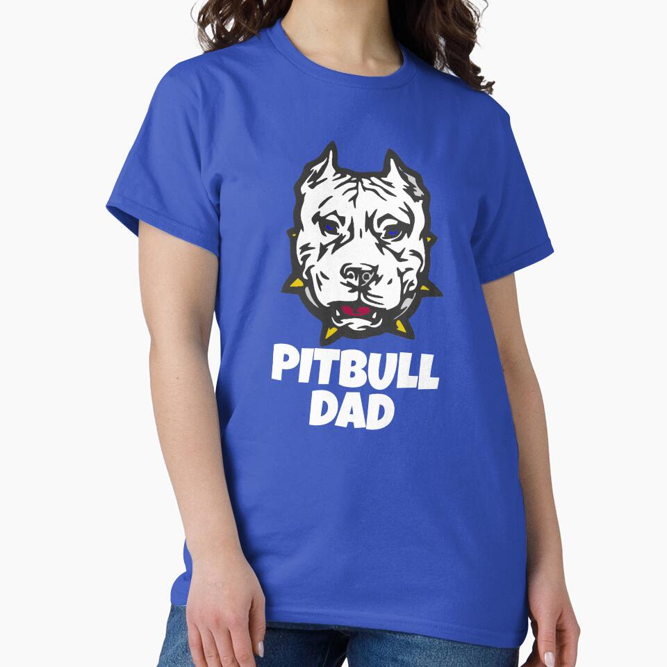 Pitbull Dad Owner American Bully Pitbull Dog Merch by thebeardedscot T-Shirts, Hoodie, Sweatshirt | BlankRebels.com (Image 2)