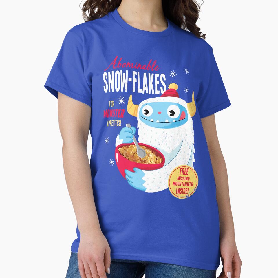 Abominable Snowflakes by DinoMike T-Shirts, Hoodie, Sweatshirt | BlankRebels.com (Image 2)