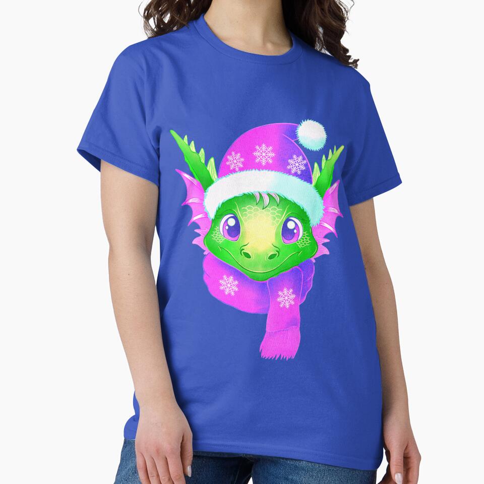 Christmas green dragon by AngeMNunez T-Shirts, Hoodie, Sweatshirt | BlankRebels.com (Image 2)