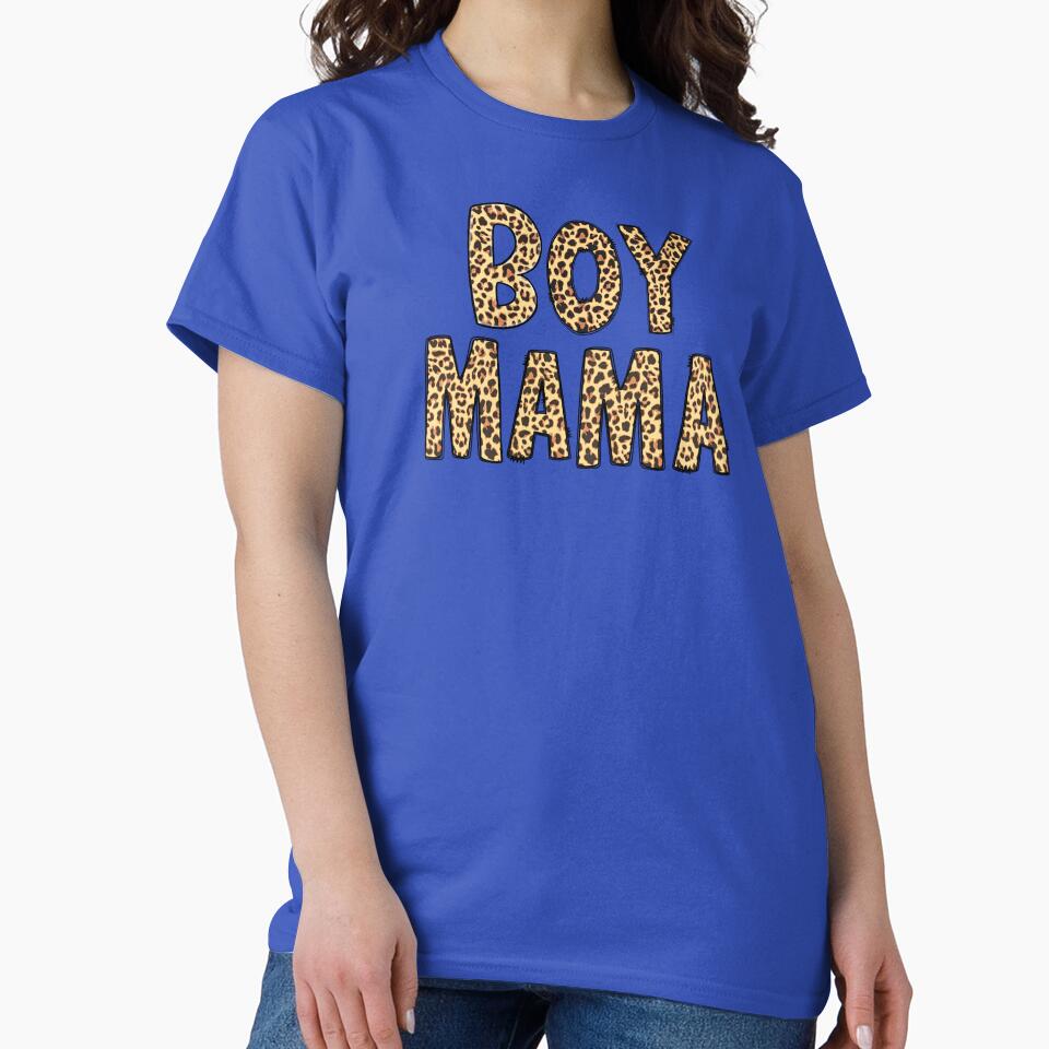 Boy Mama - Cheetah Design by handsoftime2020 T-Shirts, Hoodie, Sweatshirt | BlankRebels.com (Image 2)