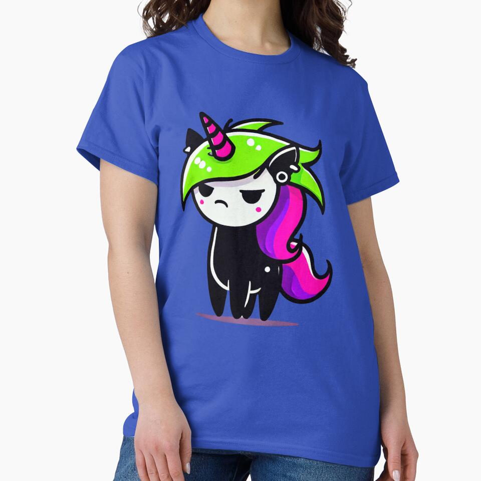 "Smug Unicorn" The Alt Unicorn by 3DAF T-Shirts, Hoodie, Sweatshirt | BlankRebels.com (Image 2)