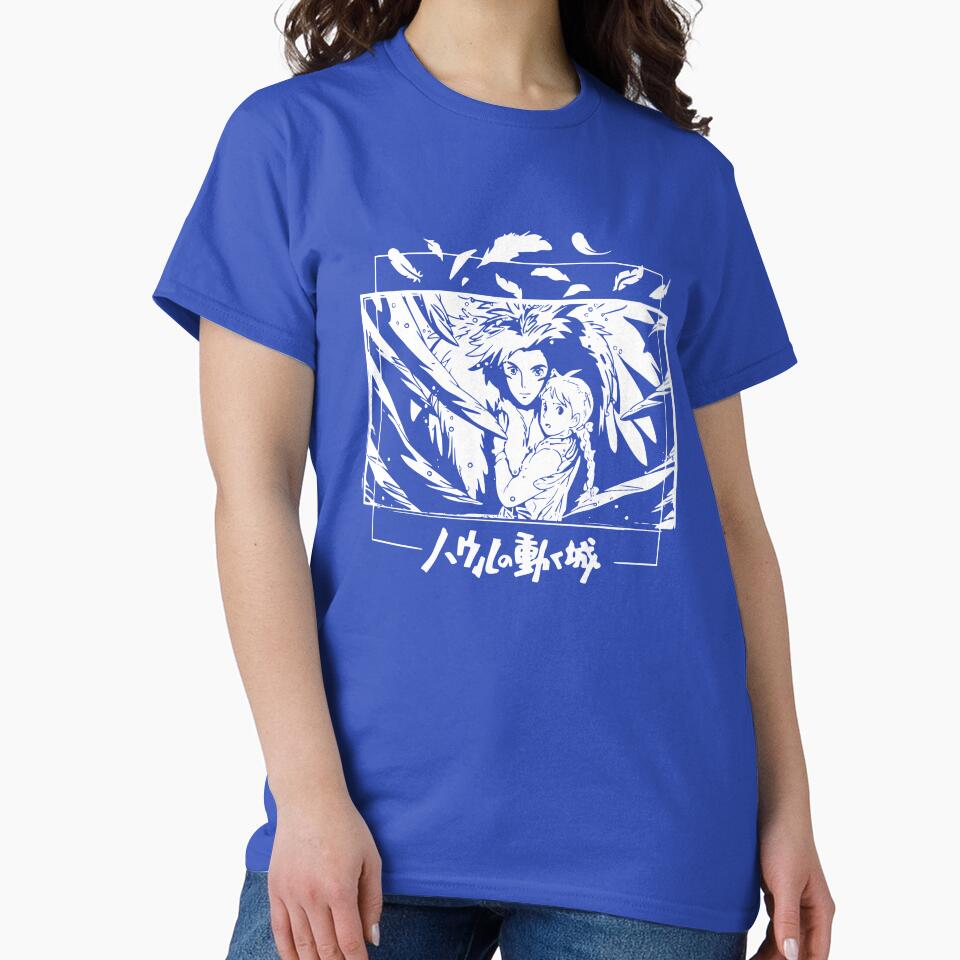 Howl & Sophie White on Colour by reclacitrantee T-Shirts, Hoodie, Sweatshirt | BlankRebels.com (Image 2)