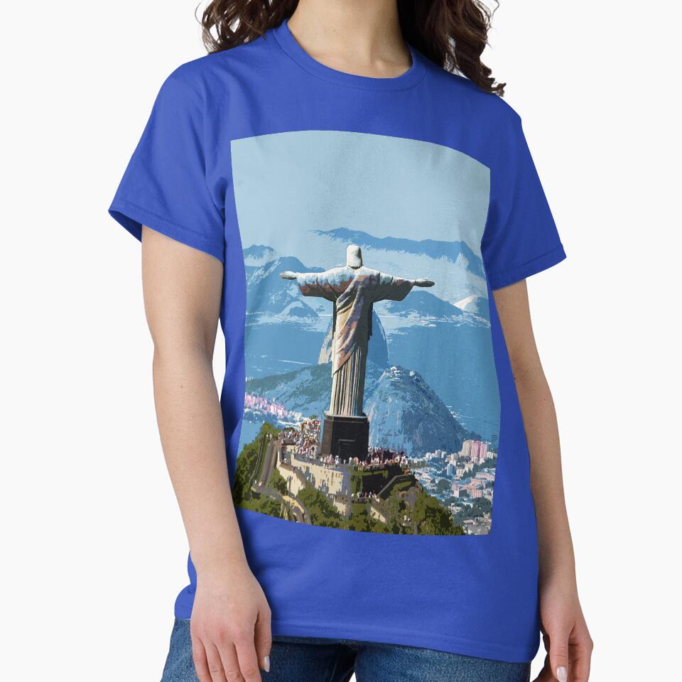 Travel Posters_Visit Rio de Janeiro_Bazil. by FanitsaArt T-Shirts, Hoodie, Sweatshirt | BlankRebels.com (Image 2)