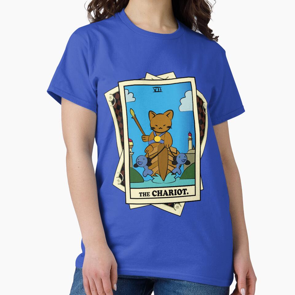 TAROT CARDS DECK | THE CHARIOT. | FORTUNE CAT by FalconLifeStore T-Shirts, Hoodie, Sweatshirt | BlankRebels.com (Image 2)