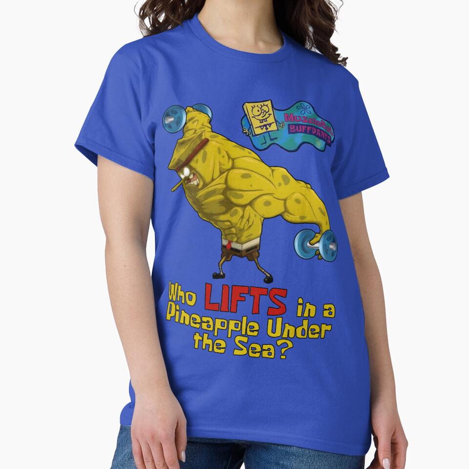 Musclebob Buffpants by Alpha Nerdy T-Shirts, Hoodie, Sweatshirt | BlankRebels.com (Image 2)