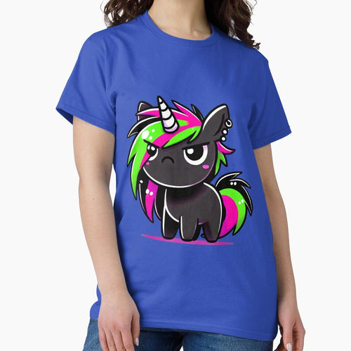 "Meh" - The Emo Unicorn by 3DAF T-Shirts, Hoodie, Sweatshirt | BlankRebels.com (Image 2)