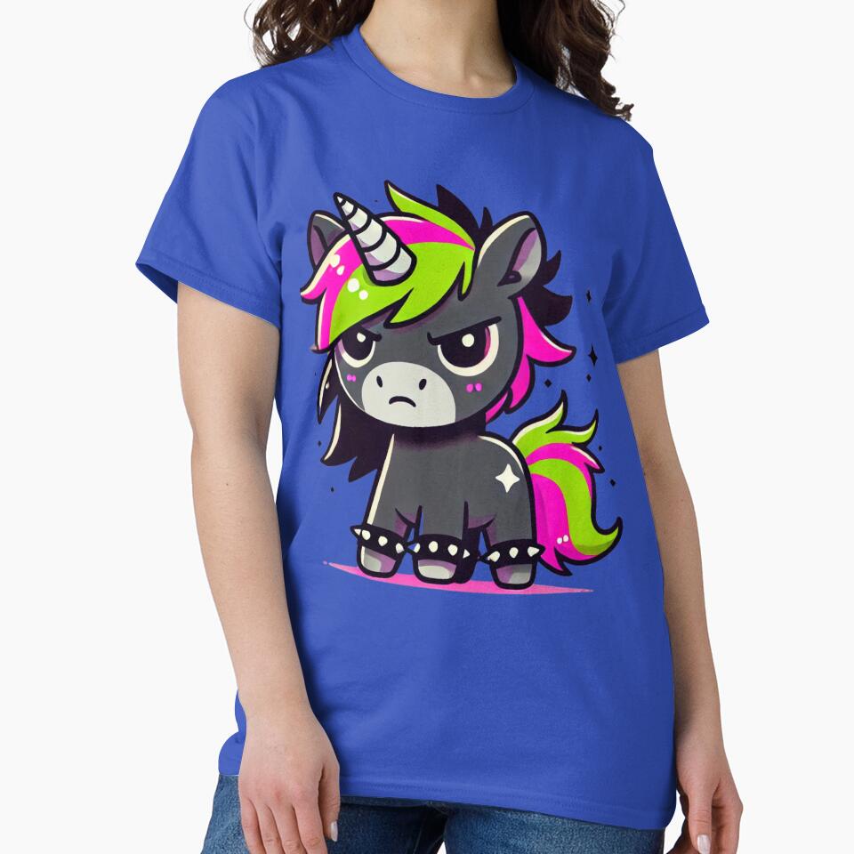 "Midnight Rider" - The Emo Unicorn by 3DAF T-Shirts, Hoodie, Sweatshirt | BlankRebels.com (Image 2)