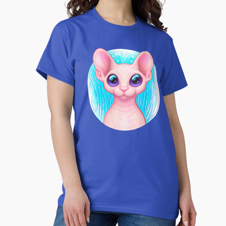 Stay Weird Sphynx Cat by BittyRibbit T-Shirts, Hoodie, Sweatshirt | BlankRebels.com (Image 2)