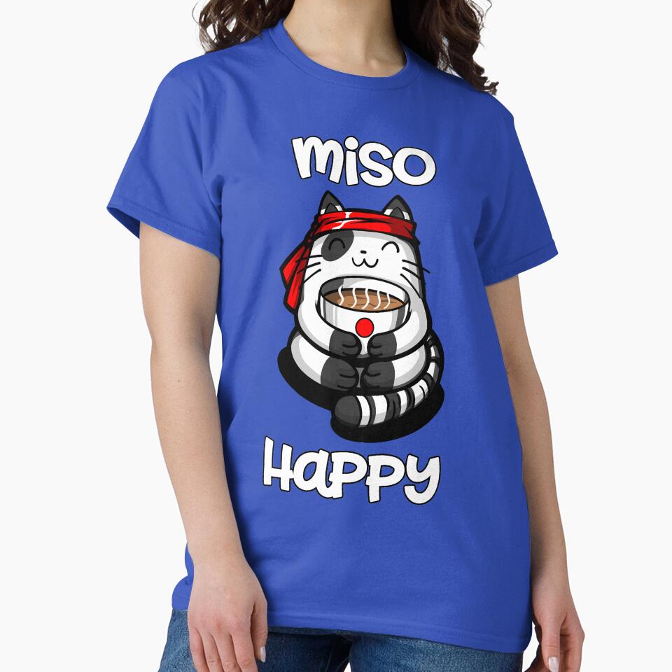 Miso Happy Cat Sushi by underheaven T-Shirts, Hoodie, Sweatshirt | BlankRebels.com (Image 2)
