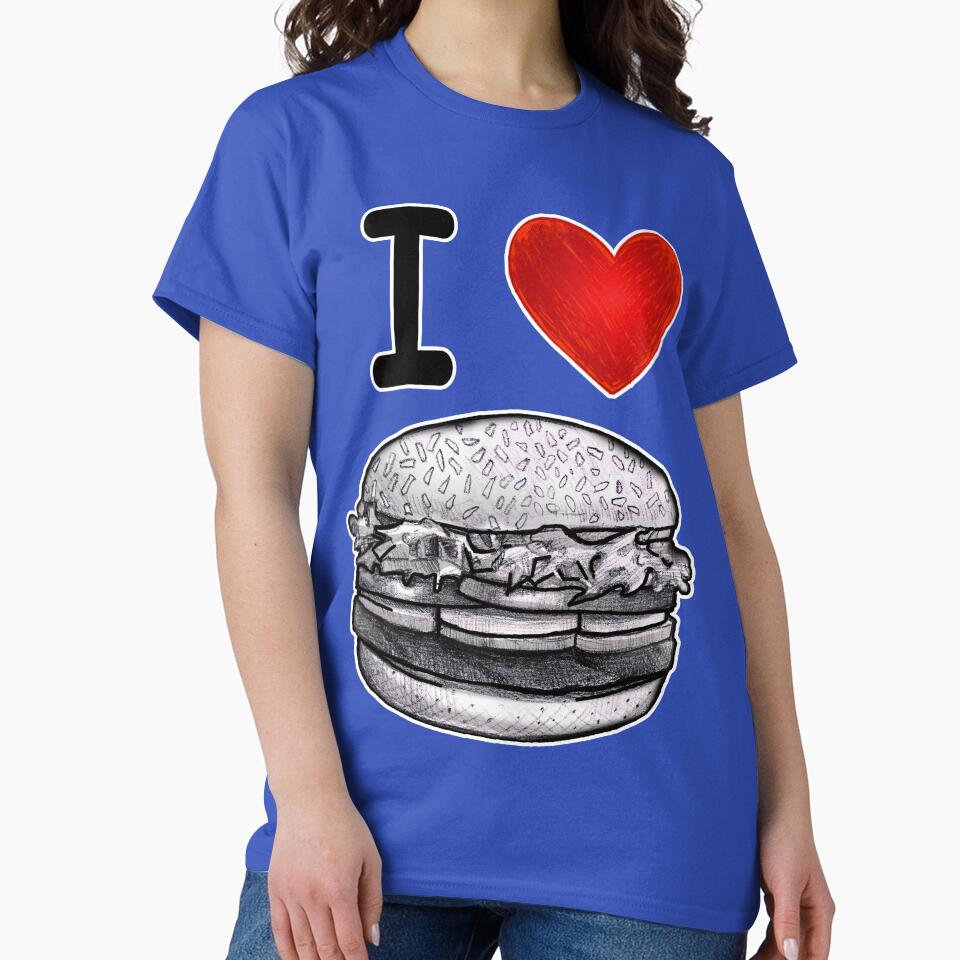 I LOVE BIG BURGERS by Travis Scotti T-Shirts, Hoodie, Sweatshirt | BlankRebels.com (Image 2)