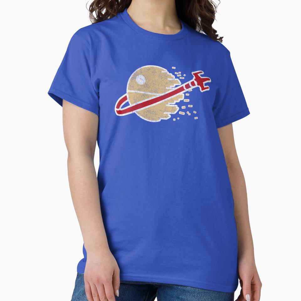 Classic Space Scene {distressed} by G0tees T-Shirts, Hoodie, Sweatshirt | BlankRebels.com (Image 2)