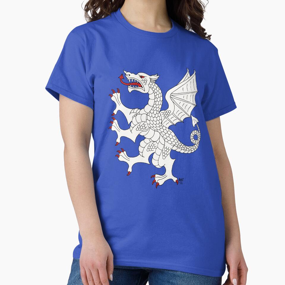 White Dragon by Azure Lion Productions T-Shirts, Hoodie, Sweatshirt | BlankRebels.com (Image 2)