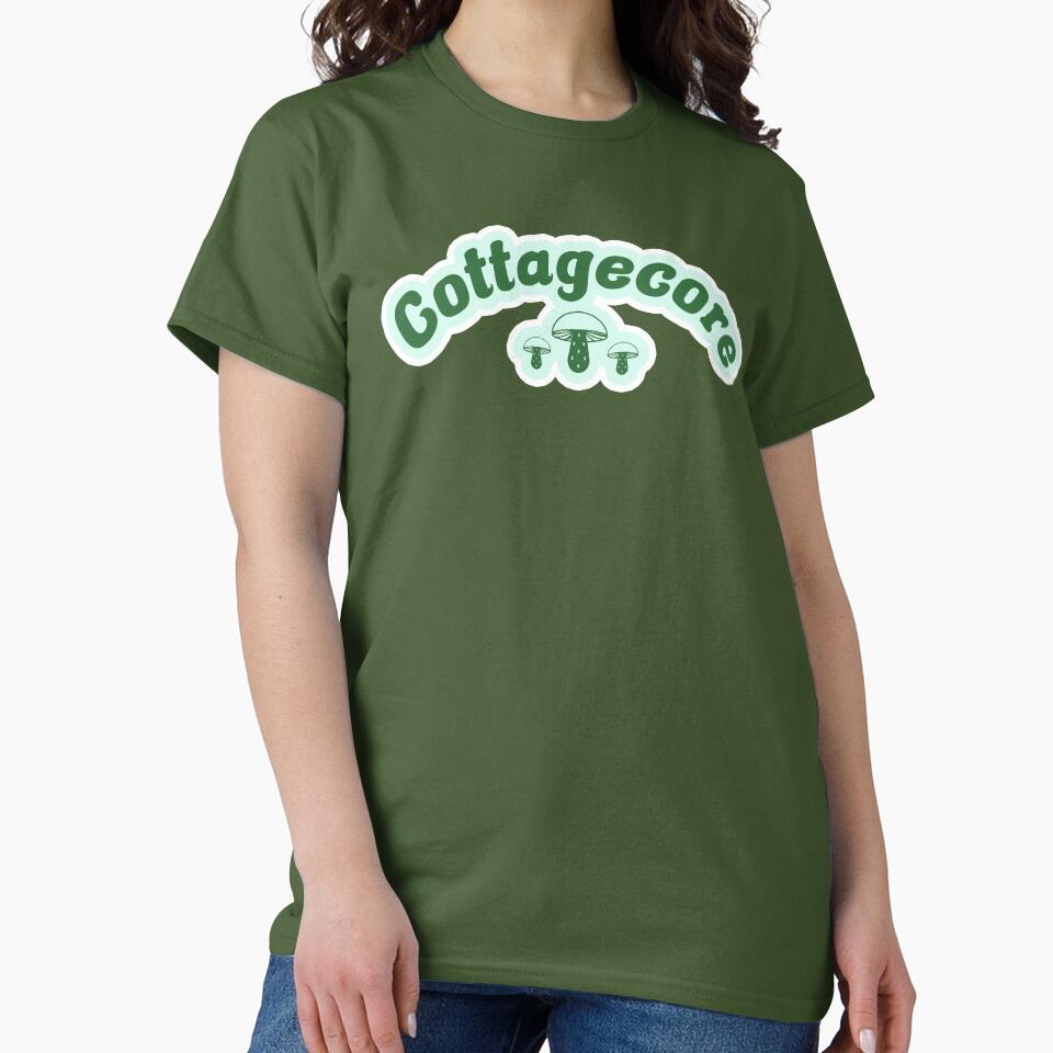 Cottagecore Cute Mushroom Aesthetic by RainbowPandas T-Shirts, Hoodie, Sweatshirt | BlankRebels.com (Image 2)