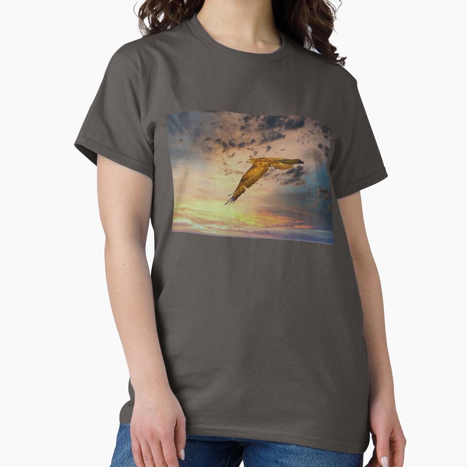Bird of Prey into the sunset by JerryTye T-Shirts, Hoodie, Sweatshirt | BlankRebels.com (Image 2)
