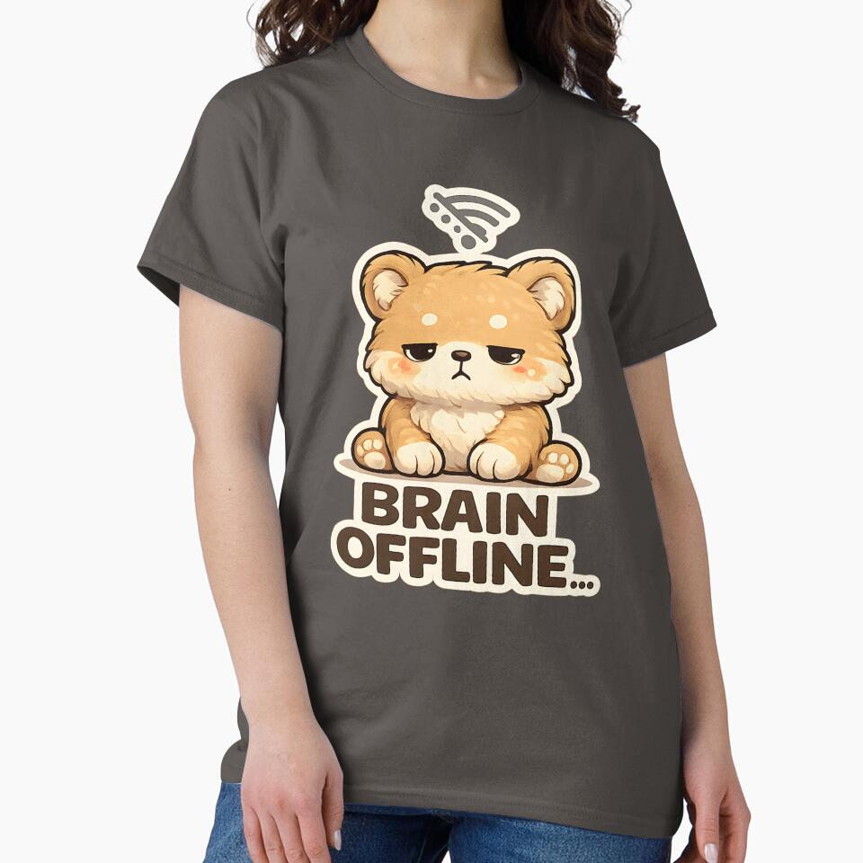 Brain Offline Mode by Stikaro T-Shirts, Hoodie, Sweatshirt | BlankRebels.com (Image 2)