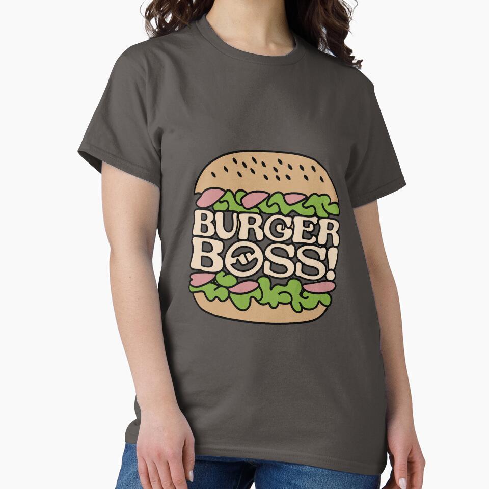 BURGER BOSS DESIGN by ASTROFITZ T-Shirts, Hoodie, Sweatshirt | BlankRebels.com (Image 2)