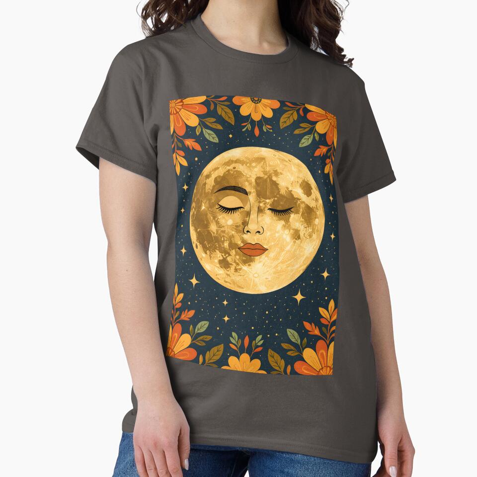 Vintage Boho Moon Stay Wild Celestial by SoulGraphixx