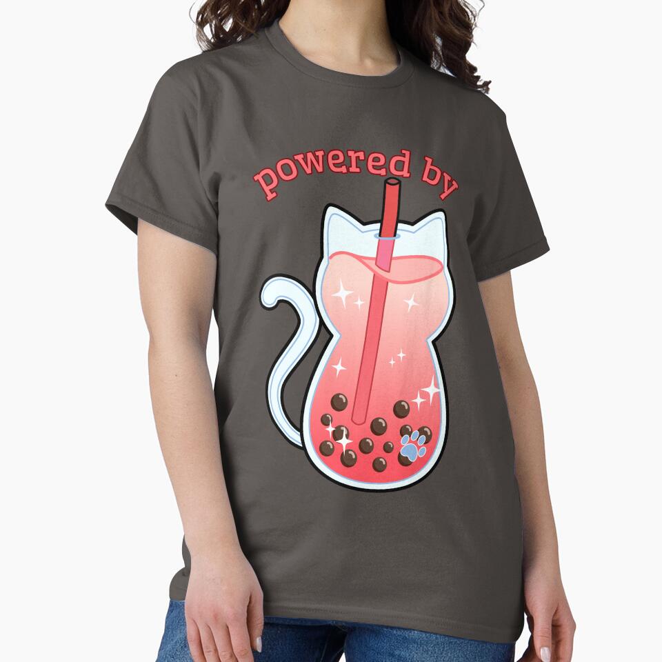 powered by boba by kestey T-Shirts, Hoodie, Sweatshirt | BlankRebels.com (Image 2)
