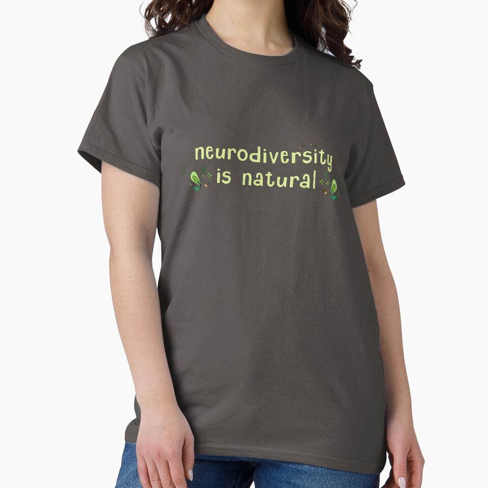 Neurodiversity is Natural by idrawhumans T-Shirts, Hoodie, Sweatshirt | BlankRebels.com (Image 2)
