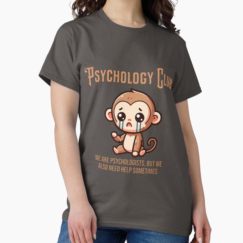 Psychology Club Monkey by LemuellTrends T-Shirts, Hoodie, Sweatshirt | BlankRebels.com (Image 2)