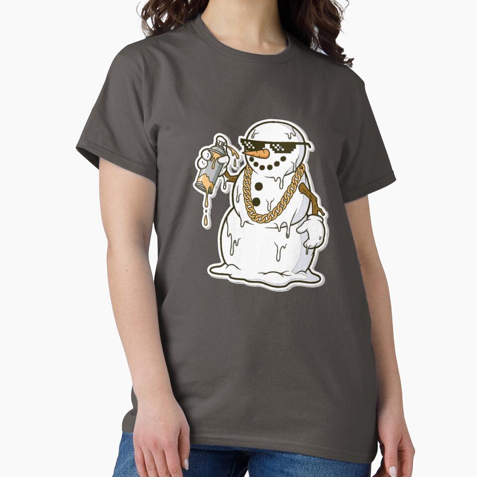 Melting Snowman Street Style T-Shirt, Hoodie, Sweatshirt, Long Sleeve, Short Sleeve, Long Sleeve, Long T-Shirt... (Image 2)