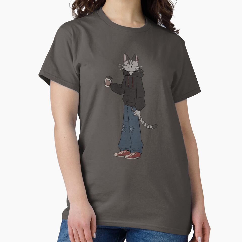 casual cat by papercreatyre T-Shirts, Hoodie, Sweatshirt | BlankRebels.com (Image 2)