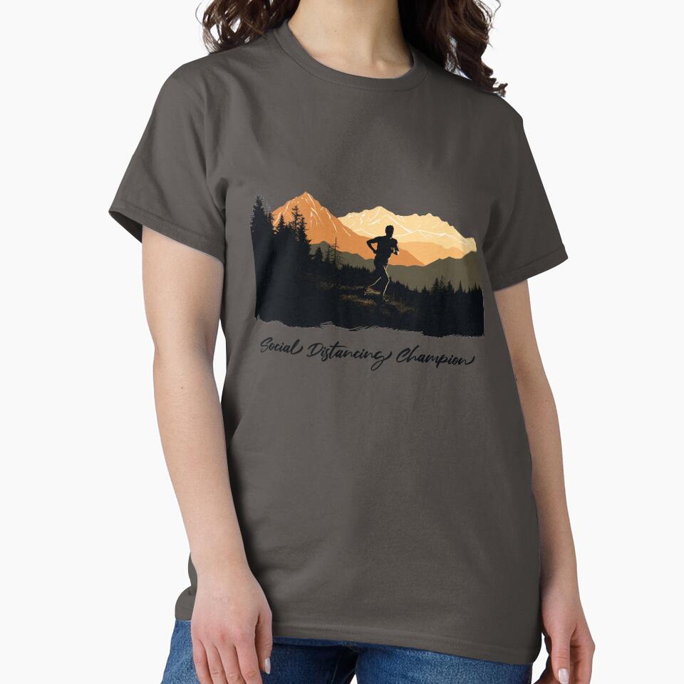 Social Distancing Champion - Trail Runner by Triple-Crown T-Shirts, Hoodie, Sweatshirt | BlankRebels.com (Image 2)