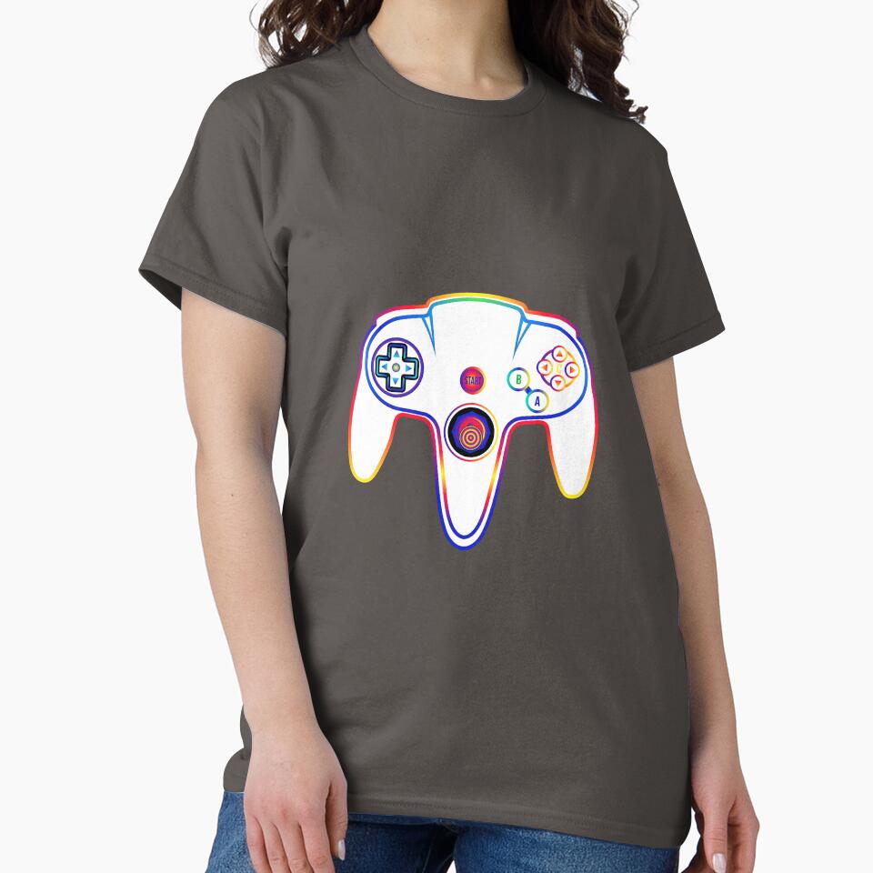Retro Controller White by BadenNorthey T-Shirts, Hoodie, Sweatshirt | BlankRebels.com (Image 2)