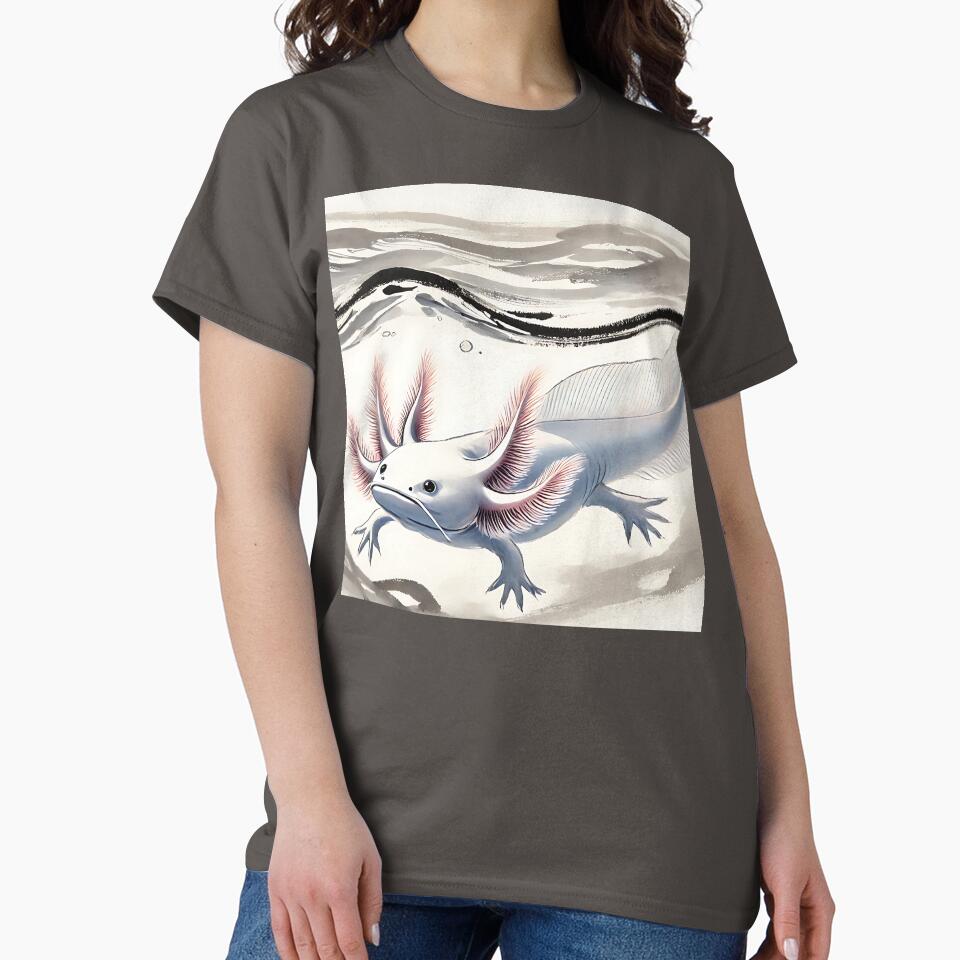 Axolotl Art #129 | Axolotl Lovers by ksgraphics222 T-Shirts, Hoodie, Sweatshirt | BlankRebels.com (Image 2)