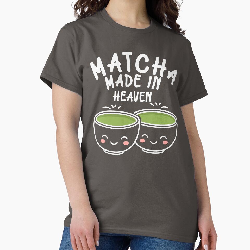 Matcha Made in Heaven, Cute Cartoon by FlashCraft Design T-Shirts, Hoodie, Sweatshirt | BlankRebels.com (Image 2)