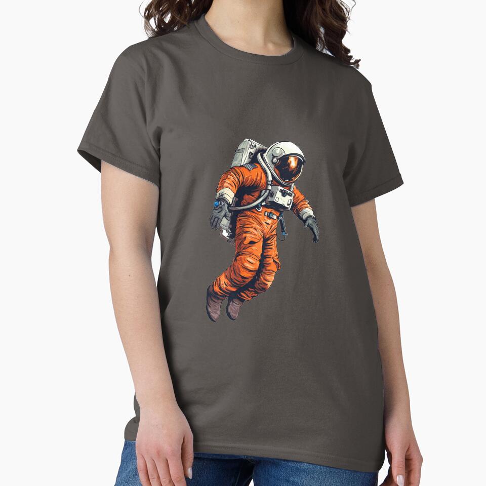 Jumping Astronaut by Cybronauts T-Shirts, Hoodie, Sweatshirt | BlankRebels.com (Image 2)
