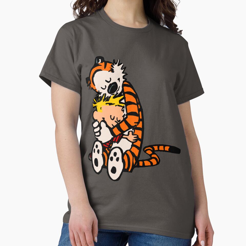calvin and hobbes had funy hug by Catalina Keith T-Shirts, Hoodie, Sweatshirt | BlankRebels.com (Image 2)