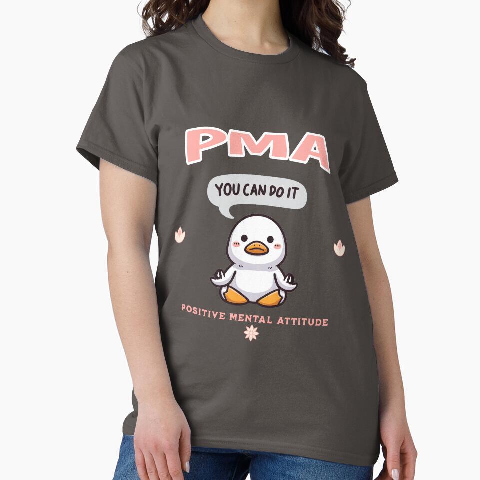 positive mental attitude Duck by LemuellTrends T-Shirts, Hoodie, Sweatshirt | BlankRebels.com (Image 2)