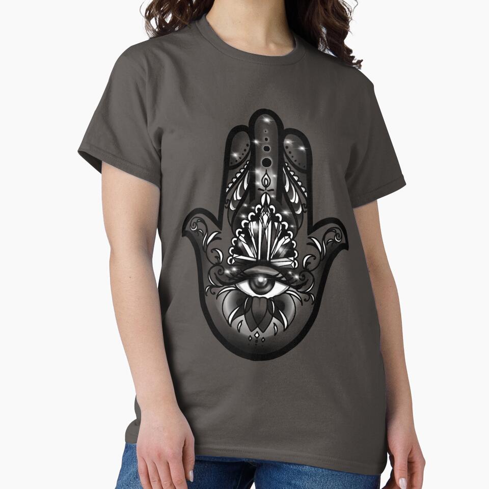 Hamsa hand by AmazInkLaura T-Shirts, Hoodie, Sweatshirt | BlankRebels.com (Image 2)