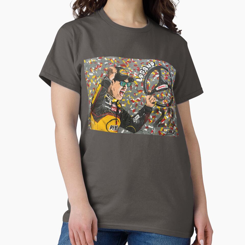 Joey Logano 24 NASCAR graffiti painting by DRAutoArt by DRAutoArt T-Shirts, Hoodie, Sweatshirt | BlankRebels.com (Image 2)
