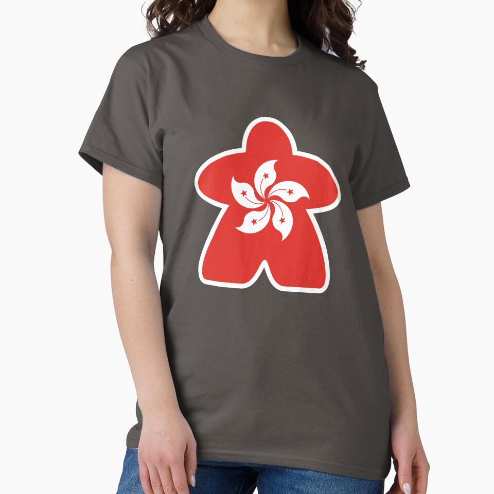 Hong Kong Meeple by brainthought T-Shirts, Hoodie, Sweatshirt | BlankRebels.com (Image 2)